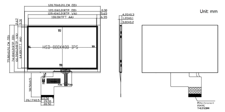 Mechanical Drawing - 4D LCD 5.0